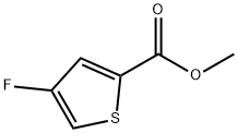 4-氟-2-噻吩羧酸甲酯 结构式