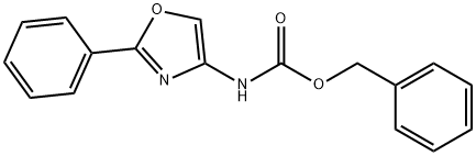 (2-苯基恶唑-4-基)氨基甲酸苄酯 结构式
