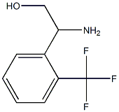 2-氨基-2-(2-三氟甲基苯基)乙醇 结构式