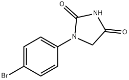 1-(4-溴苯基)咪唑烷-2,4-二酮 结构式