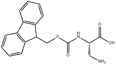 3-氨基-N-FMOC-DL-丙氨酸 结构式