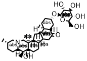 西贝母碱苷 结构式