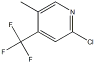 2-氯-5-甲基-4-(三氟甲基)吡啶 结构式