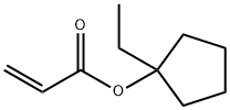 丙烯酸 1-乙基环戊酯 结构式