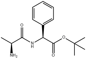 N-(L-alanyl)-(2S)-2-phenylglycine tert-butyl ester 结构式