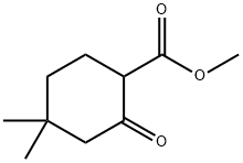 4,4-二甲基-2-氧代环己烷羧酸甲酯 结构式