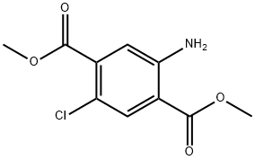2-氨基-5-氯对苯二甲酸二甲酯 结构式