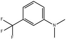 N,N-二甲基-3-(三氟甲基)苯胺 结构式