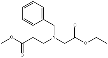 甲基3 - [苄基(2 - 乙氧基-2 - 氧代乙基)氨基]丙酸乙酯 结构式