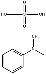 1-Methyl-1-phenylhydrzine sulfate 结构式