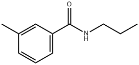 3-甲基-N-N-丙基苯甲酰胺 结构式