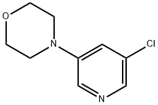 4-(5-氯吡啶-3-基)吗啉 结构式