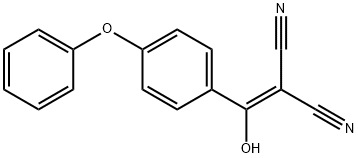 2-[羟基(4-苯氧基苯基)亚甲基]丙二腈 结构式