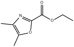 4,5-二甲基-恶唑-2-甲酸甲酯 结构式