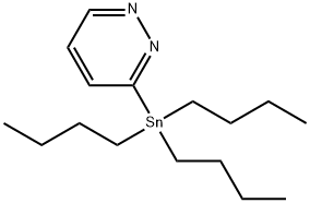 3-Tributylstannanyl-pyridazine 结构式