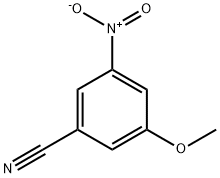 3-甲氧基-5-硝基苯腈 结构式