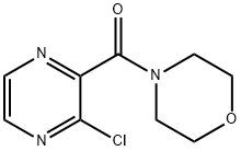 (3-氯吡嗪-2-基)(N-吗啉基)甲酮 结构式