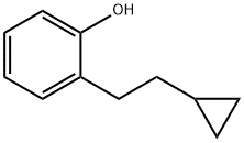 2-(2-环丙基乙基)苯酚 结构式