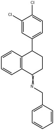 (E)-N-Benzyl Sertraline 结构式