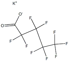 全氟戊酸钾 结构式