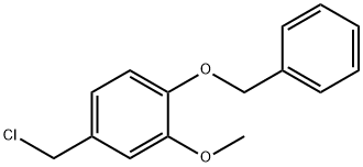 1-(benzyloxy)-4-(chloromethyl)-2-methoxybenzene 结构式
