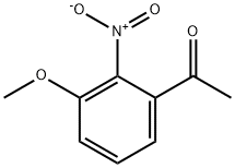 3-甲氧基-2-硝基苯乙酮 结构式