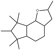 8H-INDENO.(.4,5-B.).FURAN,2,3,3A,4,5,5A,6,7,8A,9-DECAHYDRO,6,6,7,8,8-HEXAMETHYL 结构式