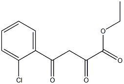 2,4-二氧代-4-(2-氯苯基)丁酸乙酯 结构式