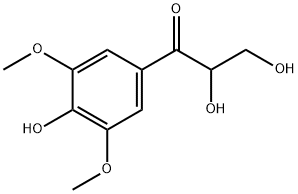 2,3,4'-三羟基-3',5'-二甲氧基苯丙酮 结构式