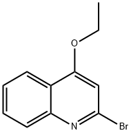 2-溴-4-乙羟喹啉 结构式