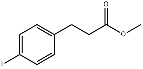 3-(4-碘苯基)丙酸甲酯 结构式