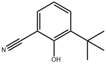 2-HYDROXY-3-TERT-BUTYL BENZONITRILE 结构式