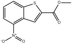 4-硝基苯并[B]噻吩-2-甲酸甲酯 结构式