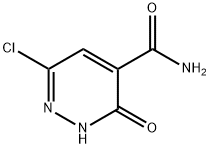 6-氯-3-羟基哒嗪-4-甲酰胺 结构式