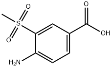 4-AMino-3-Methanesulfonylbenzoic acid 结构式