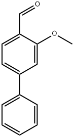 2-甲氧基-4-苯基苯甲醛 结构式