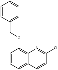 8-(苄氧基)-2-氯喹啉 结构式