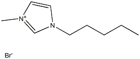 1-戊基-3-甲基咪唑溴盐 结构式