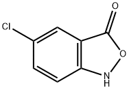 5-氯苯并[C]异恶唑-3(1H)-酮 结构式