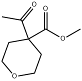 乙基4 - 乙酰基四氢-2H-吡喃-4 - 羧酸乙酯 结构式