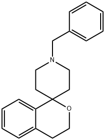 1'-苄基螺[3,4-二氢-1H-2-苯并吡喃-1,4'-哌啶] 结构式