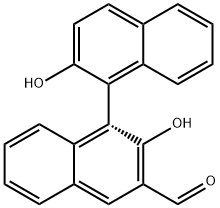 (S)-2,2'-二羟基-[1,1'-联萘]-3-醛 结构式