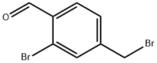 2-溴-4-溴甲基苯甲醛 结构式