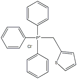 2-噻吩基甲基三苯基氯化物 结构式