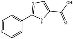 2-(吡啶-4-基)-1H-咪唑-5-羧酸 结构式