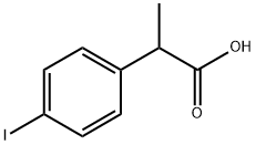 Benzeneacetic acid, 4-iodo-α-Methyl 结构式