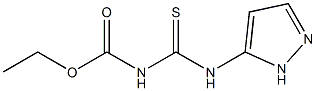 ethyl 2H-pyrazol-3-ylaMinocarbothioylcarbaMate 结构式