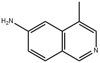 6-AMino-4-Methylisoquinoline 结构式