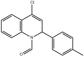 4-氯-2-(对-甲苯基)喹啉-1(2H)-甲醛 结构式
