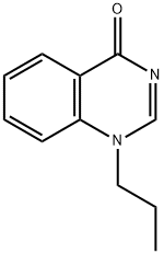 1-丙基喹唑啉-4(1H)-酮 结构式